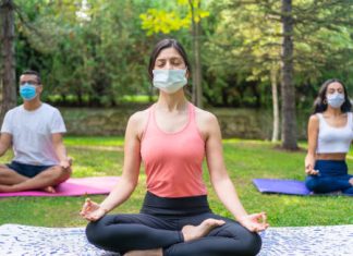 Beginning a Yoga Exercise Class